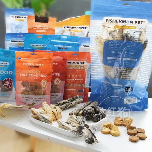 fishermanpet渔夫牧场狗狗鱼皮深海鱼柴犬鳕鱼皮耐咬洁齿磨牙零食 - 图1