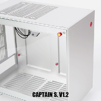 Captain S v1船长全铝定制miniITX小机箱支持ATX电源 - 图1