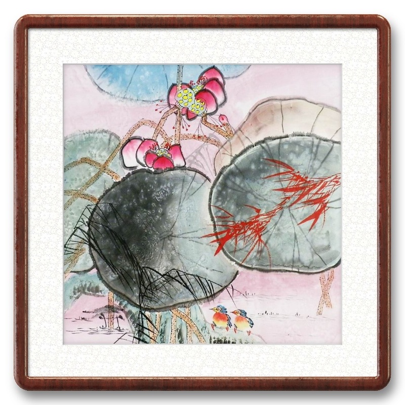 国画花鸟画装饰画手绘字画客厅办公室大厅走廊四尺斗方无款写意GG - 图3