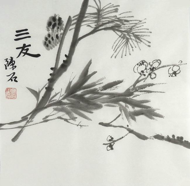 国画花鸟画小品梅兰竹菊纯手绘字画书画客厅办公室装饰画陈石1GG - 图2