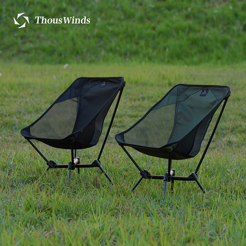 千风 Thous Winds户外折叠椅露营钓鱼椅铝合金高低两用靠背月亮椅-图2