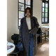 HaloLuu gray wool suit coat with high-end feel