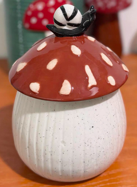 清仓 蘑菇系列合辑花盆、花瓶、储物桶、笔筒 马克杯 烛台 摆件