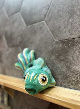 鲤物文创｜泉州滴水兽摆件滴水生财居家吉祥好物装饰创意送礼树脂