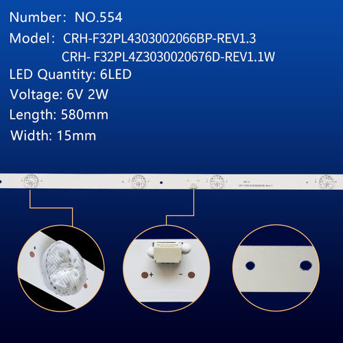 适用 L32F1S H32E12灯条M32B6灯条CRH-F32PL4Z3030020676D-REV1.1 - 图2