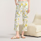 American standard cropped pants cotton printed pajamas
