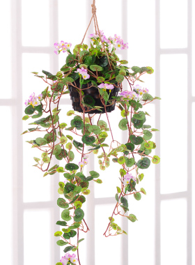 北京冰箱吊篮花艺玫瑰绢花垂吊花