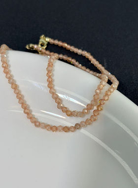 天然锆石车轮珠项链在这个夏天一条封神的项链 质感绝美 直发