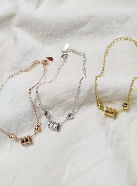 包金手链925925纯银简约