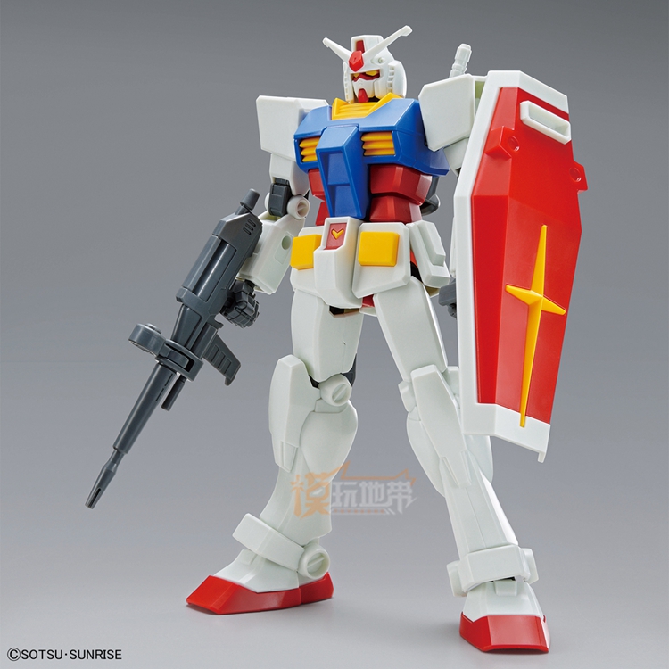 现货万代 EG ENTRY GRADE 1/144 RX-78-2高达元祖高达拼装模型-图0