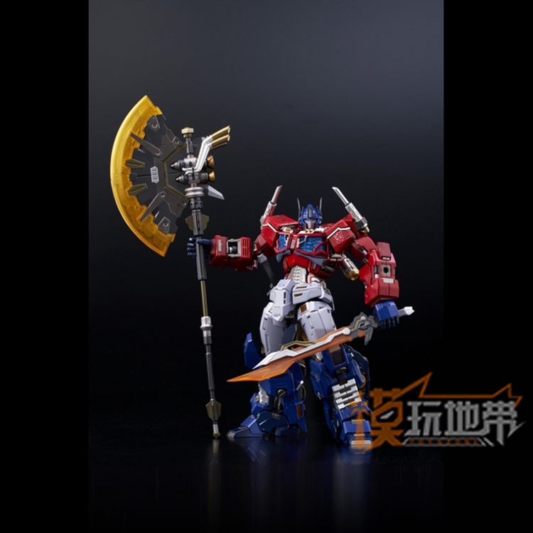 现货千值练 FlameToys铁机巧变形金刚擎天柱特典/普通再版-图1