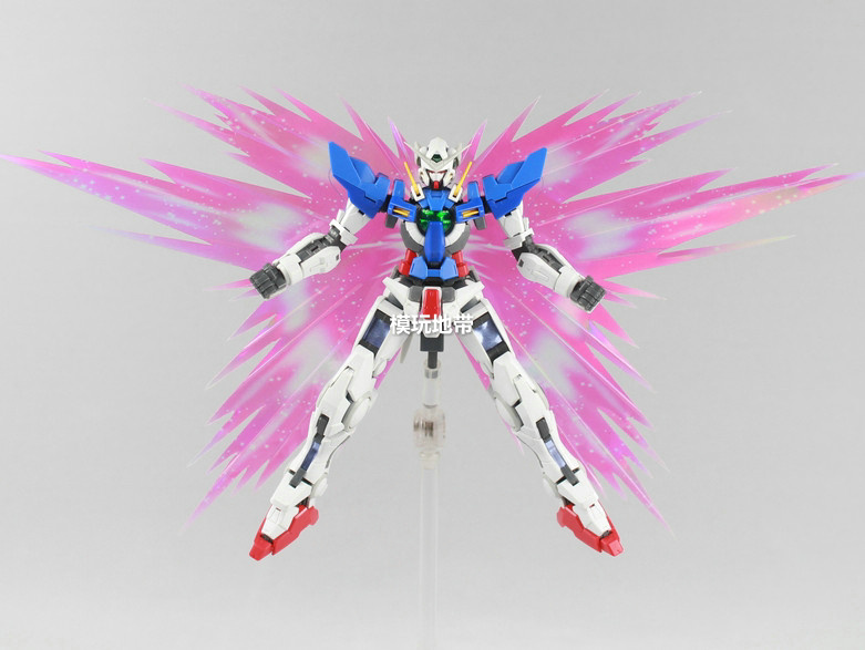 模玩地带 万代 RG 15 Gundam OO 00 EXIA 能天使高达 特效光翼版