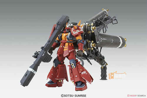 现货 万代 MG 1/100 MS 06R KA版 雷霆宙域 精神力 红扎古 卡版 - 图2