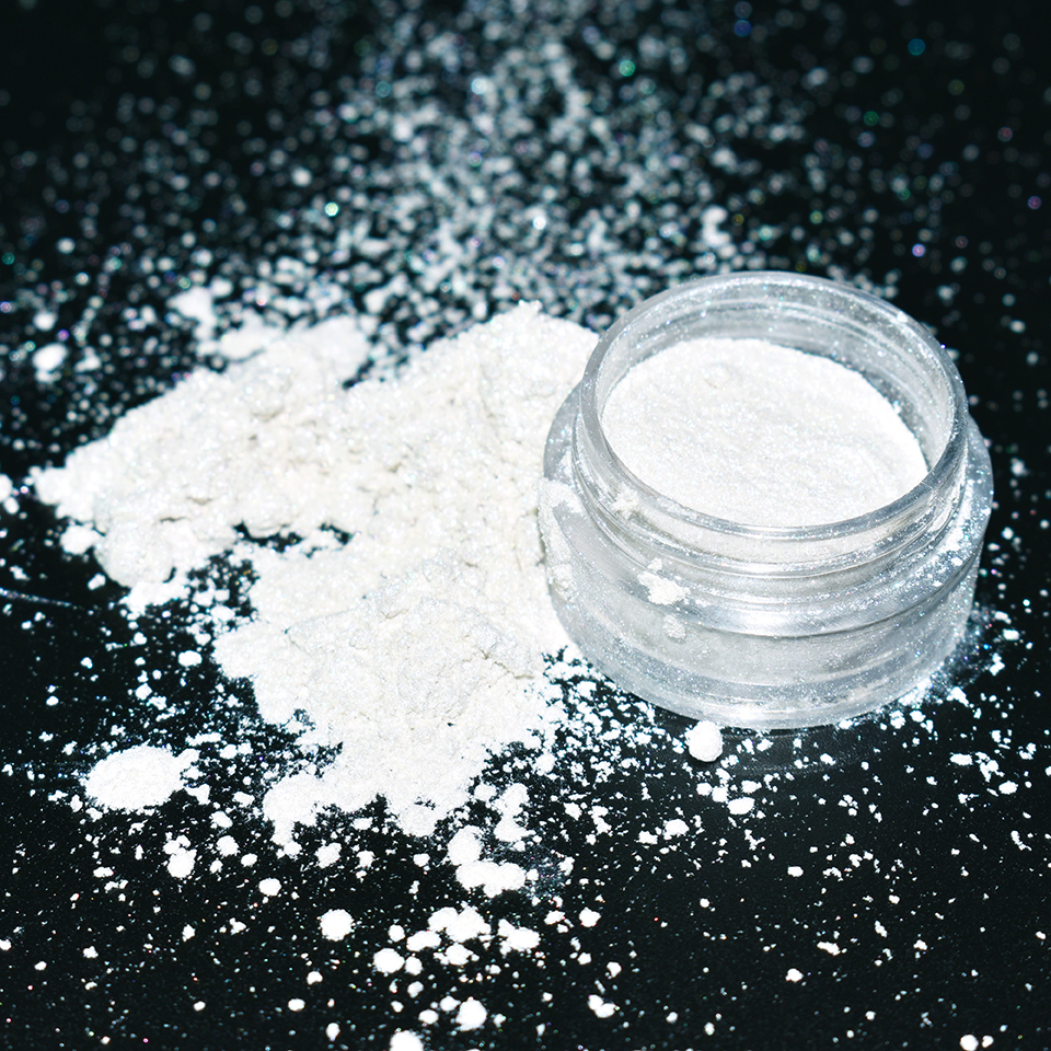 提亮粉眼影眉粉高光粉银白色闪粉高光亮鼻梁修饰晶晶粉立体修容粉 - 图0