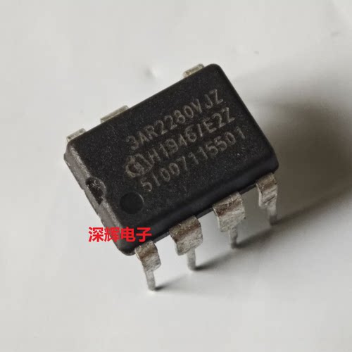 直插 3AR2280JZ ICE3AR2280JZ -1 -2 VJZ 液晶电源芯片 DIP-7脚 - 图0