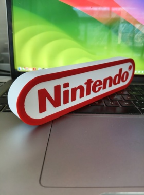 任天堂LOGO标志招牌立牌任天堂logo标志任天堂立标 Nintendo摆件