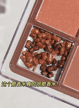 DIKALU脆香米九色眼影女闪粉珠光哑光亚克力透明九色眼影盘大地色