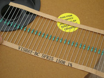 100 VISHAY-BC 150R Resistance SFR25 1% COPPER FOOT METAL FILM IMPORT ORIGINAL