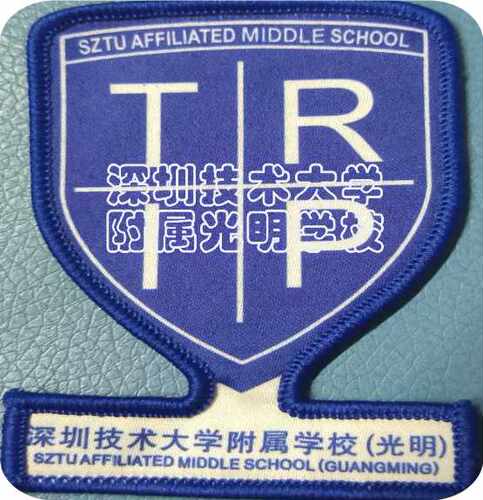深圳校徽光明新区田寮公明东周外国语高中园实验技术大学中小学校 - 图0
