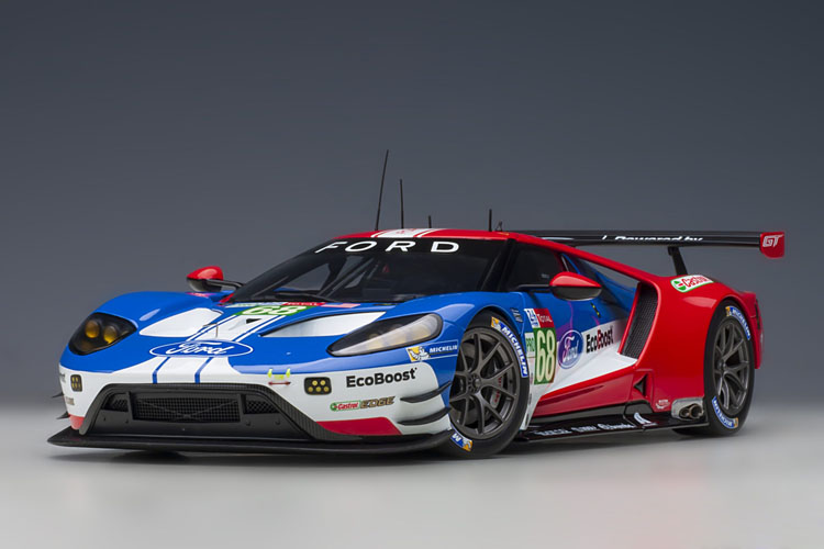 奥拓 AUTOart 1:18 福特 GT 2019 勒芒 LE MANS 赛车 汽车模型 - 图0