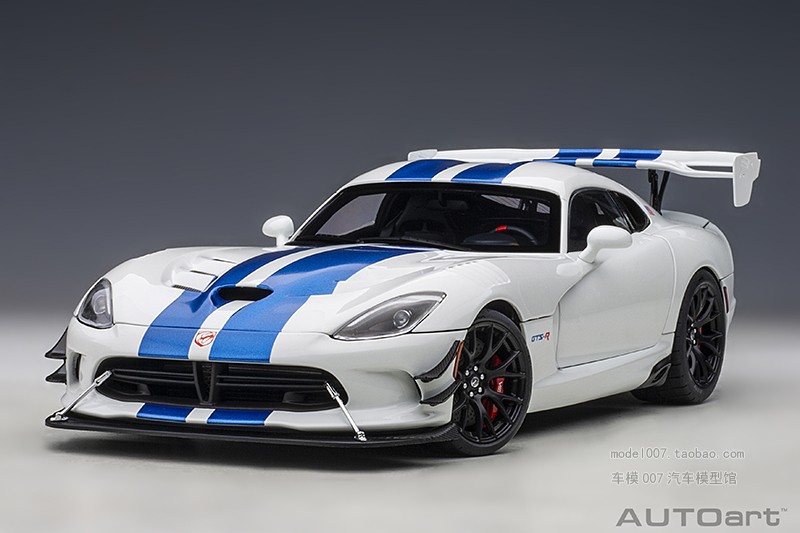 奥拓 1:18 AUTOart 道奇 蝰蛇DODGE VIPER ACR 2017   汽车模型 - 图1