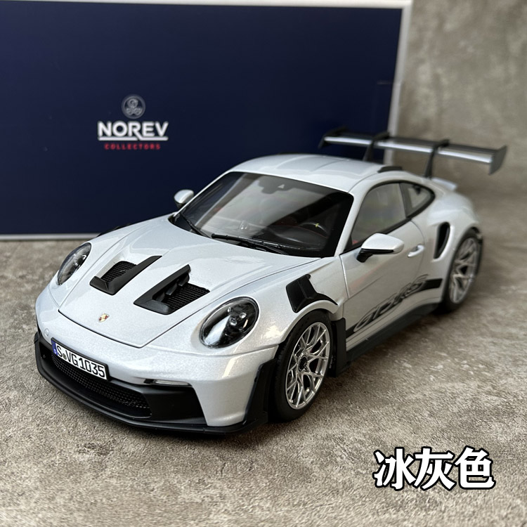 NOREV  1：18 保时捷911 992GT3 RS 2022 仿真合金汽车模型收藏 - 图3