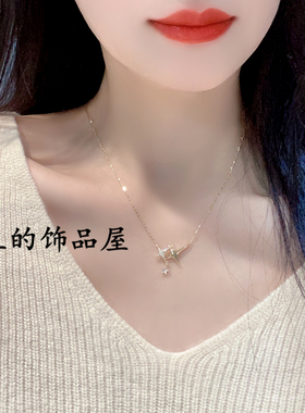 轻奢小众芒星925银项链古丽