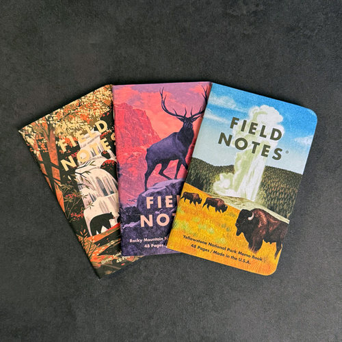 美国正版原装 Field Notes 国家公园系列 随身手帐笔记本记事本 - 图1