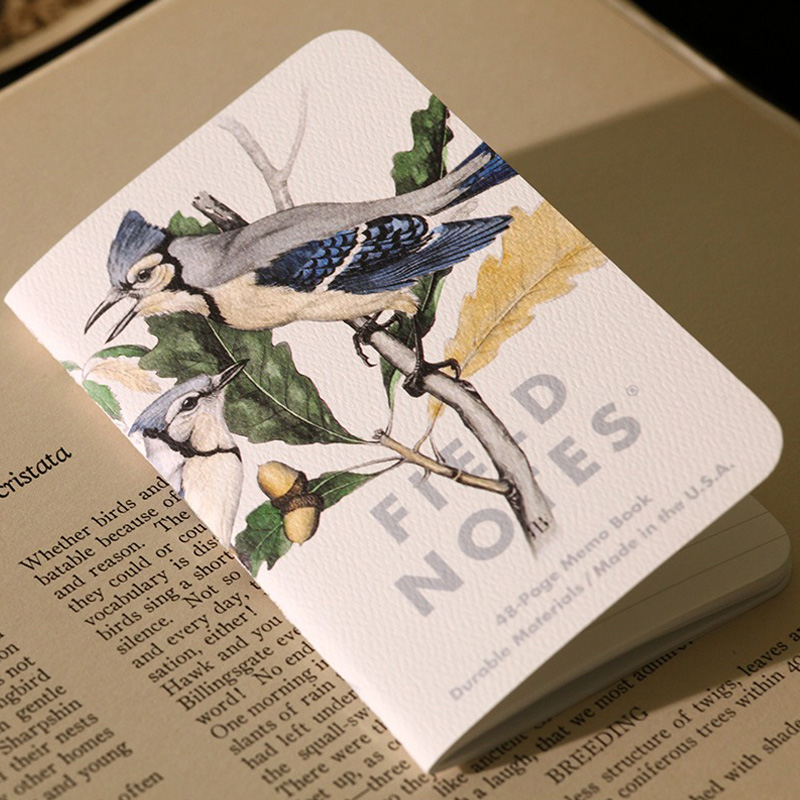 FIELD NOTES 记事本手帐本限量款 北美鸟类与树木 鸟本 - 图0