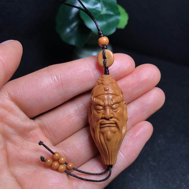 橄榄核关公吊坠财神单粒颗串关二爷云长手工核雕佛头手把挂件配饰,淘宝优惠券,粉丝福利购,淘宝优惠卷