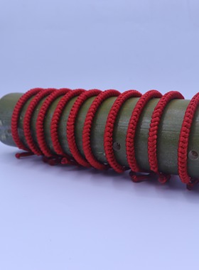 请金刚结红绳手圈本命年手链