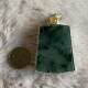 Burmese Jade Pendant Blue Floating Flower No Matter Brand