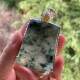 Burmese Jade Pendant Blue Floating Flower No Matter Brand