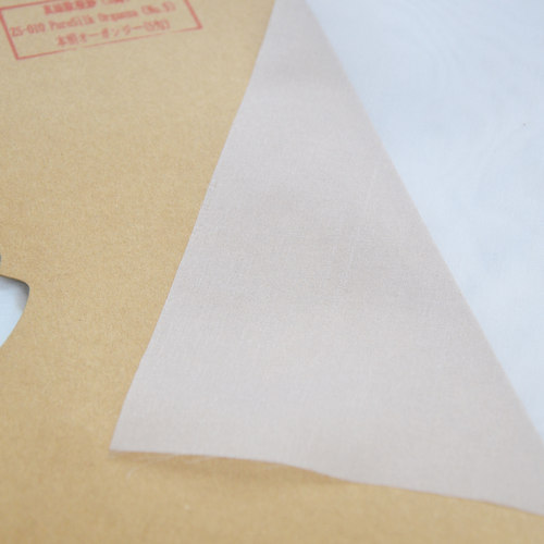 Art flower 真丝欧根纱真丝绡乌干纱烫花DIY布料绢花材料(已上浆) - 图0