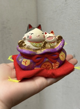 素烧陶瓷招财猫生日礼品开业礼品
