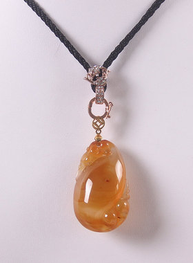 新品特价纯天然玛瑙原创项链