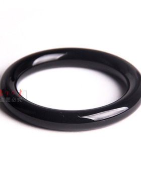 特价包邮天然圆形时尚风黑玛瑙