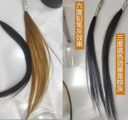 十只包邮铅笔灰一步灰411冷色系染膏雾灰色染发膏灰感微潮色棕灰 - 图2