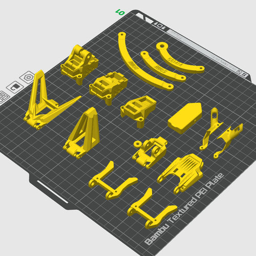 SpeedyBee Master3X M3X 穿越机 FPV机架保护3D打印零部件 - 图0