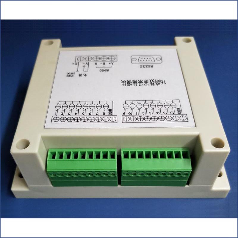 16路4-20mA模拟量采集 AD模块 MODBUS-RTU组态 485+232  质保三年 - 图1