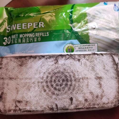 同swiffer sweeper一次性加厚擦地板拖地湿纸巾 静电除尘纸吸尘纸 - 图3