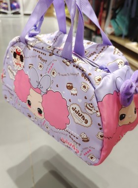 紫色小号旅行包儿童舞蹈斜挎包女生精致行李袋