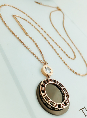 钛钢新款潮日韩风大气高档项链