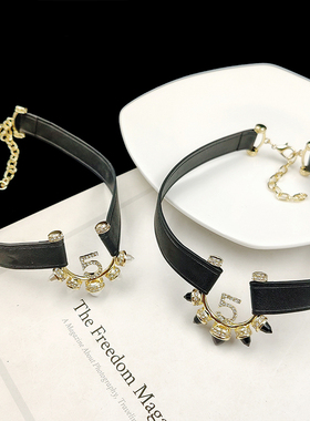 欧美颈链女个性网红锁骨链项链