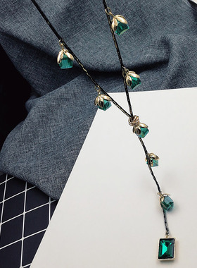 衣服挂件项链女小众长款气质爆款