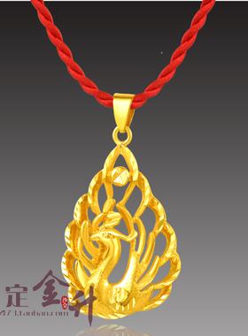 吊坠金项坠仿黄金项坠