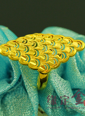 超漂亮时尚孔雀开屏凤尾硬金