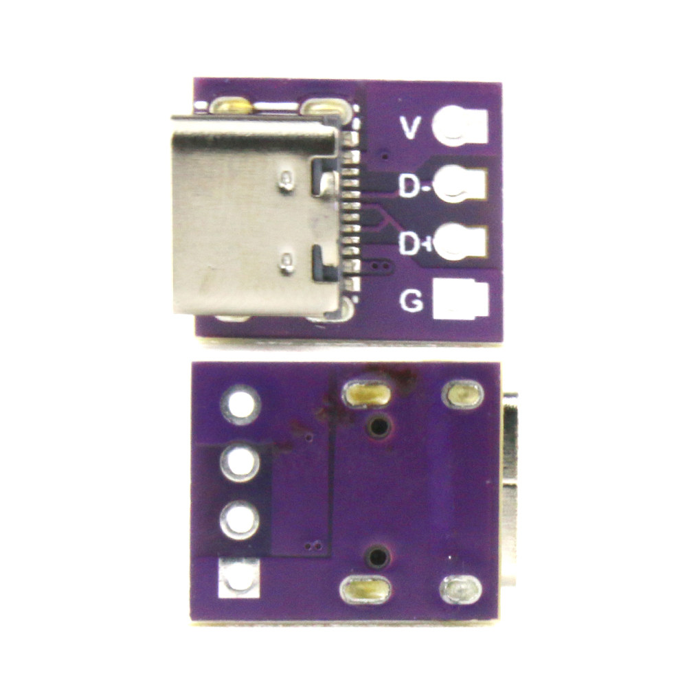 TYPE-C母座测试板USB3.1-16P转2.54mm 大电流电源USB-C母头转接板,淘宝优惠券,粉丝福利购,淘宝优惠卷