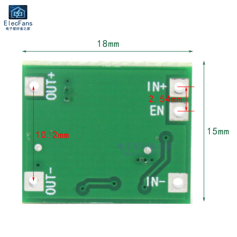 微型可调自动升降压模块 3V~15V转1V~15V 升压降压板 700ma/5W - 图2