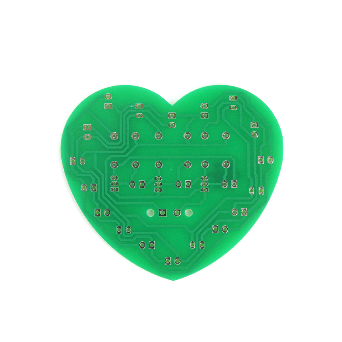 (散件)桃心循环闪烁灯套件 心形LED爱心板 电子焊接学习实训制作,淘宝优惠券,粉丝福利购,淘宝优惠卷